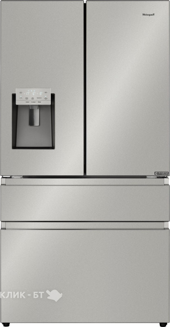 Холодильник WEISSGAUFF WFD 565 NoFrost Premium BioFresh Ice Maker