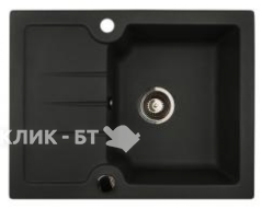Кухонная мойка KUPPERSBERG modena 1b1d black metal.