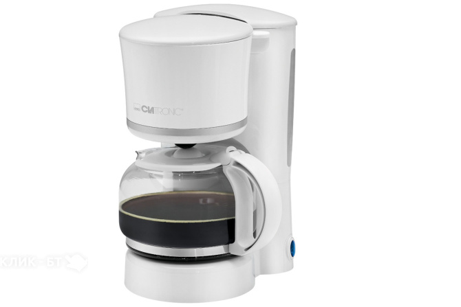 Кофеварка CLATRONIC KA 3555 weiss-silber