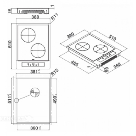 Варочная поверхность KITCHENAID KHYD2 38510