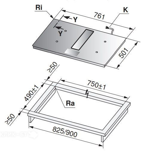 Варочная поверхность V-ZUG CombiCookTop V4000 I804 CCT4T-31096