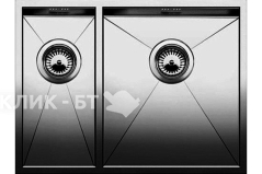 Кухонная мойка BLANCO zerox 340/180-u чаша справа (517255)