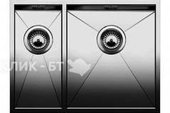 Кухонная мойка BLANCO zerox 340/180-u чаша справа (517255)