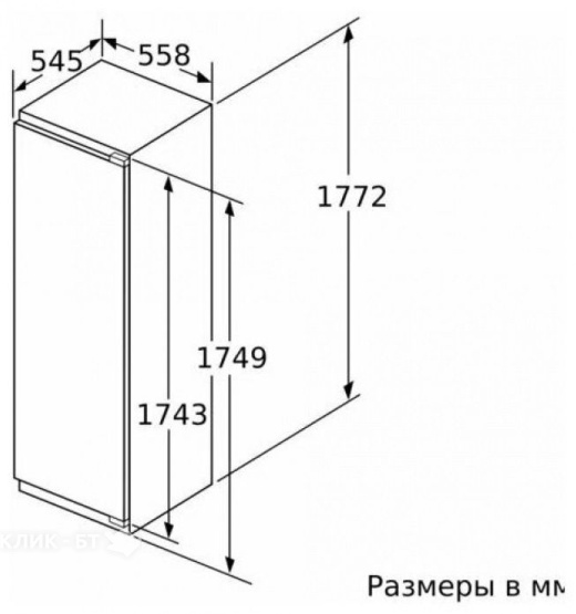 Холодильник BOSCH KIF81HDD0