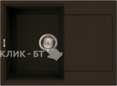 Кухонная мойка ELLECI EASY 135,680*500,metaltek (78) LMY13578