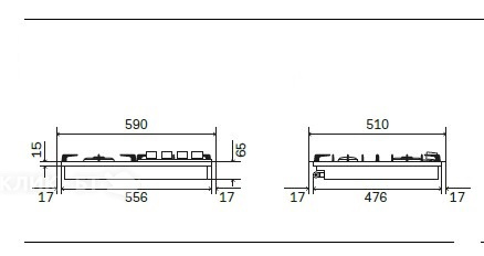 Варочная поверхность ILVE HP 65C/SS