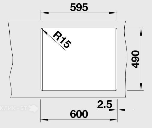 Кухонная мойка Blanco PLEON 6 Split SILGRANIT PuraDur бетон гранит 525308