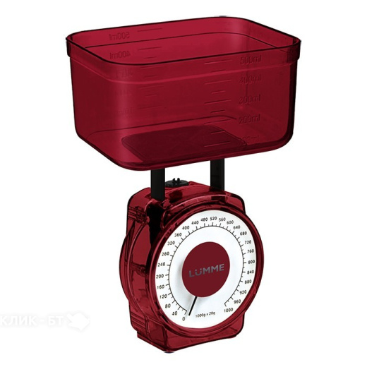 Весы LUMME LU-1301 красный гранат