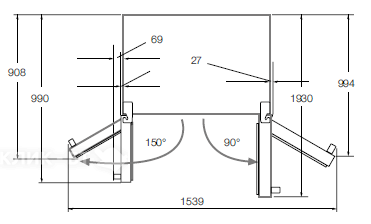 Холодильник GRAUDE SBS 180.1 E