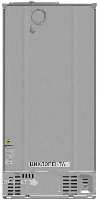 Холодильник MEFERI MFR83IX TOTAL NO FROST FRENCH DOOR COMFORT