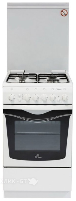 Плита DELUXE 506040.11г (кр) ЧР белый