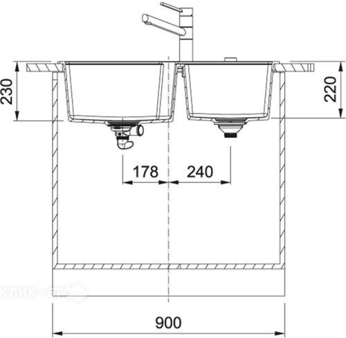 Кухонная мойка FRANKE UBG 620-86 сахара (114.0582.287)