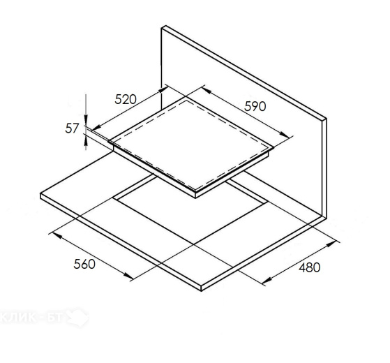 Варочная поверхность MONSHER MHI 6102