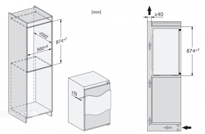 Холодильник MIELE K 7128 D