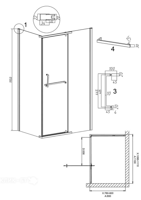 Вытяжка RAINFORD RCH-2628 inox