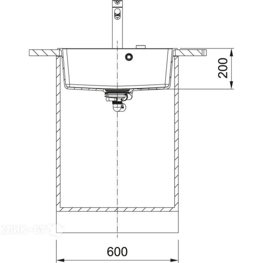 Кухонная мойка FRANKE CNG 610/210-54 черный матовый