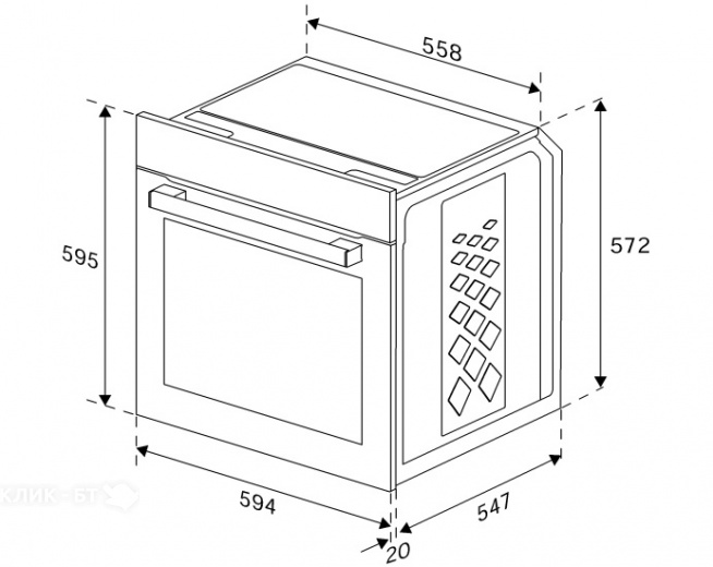 Духовой шкаф BEKO BBIS13300XMSE