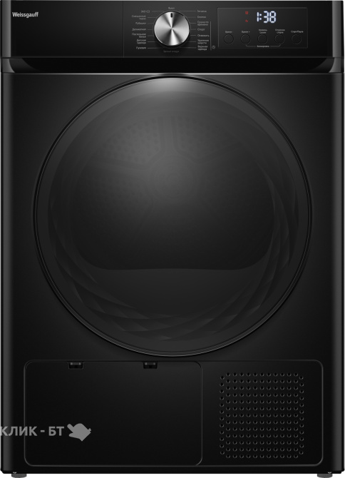 Сушильная машина WEISSGAUFF WD 6010 Heat Pump Matt Black