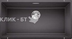 Кухонная мойка Blanco SUBLINE 800-U отводная арматура InFino® темная скала гранит 523142