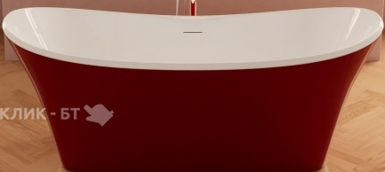 Ванна FRANK F6104 White/Red