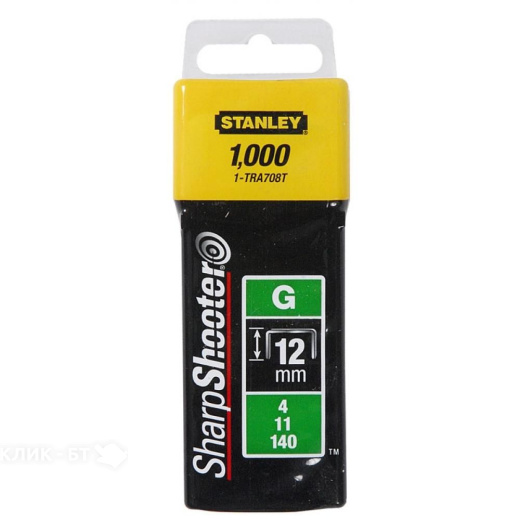 Скоба для степлера тип “g” STANLEY 1-tra708t