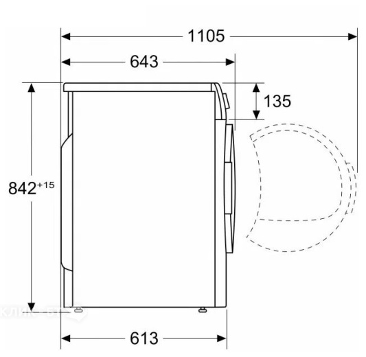 Сушильная машина BOSCH WTW85L48SN