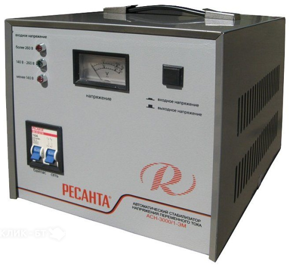 Стабилизатор напряжения РЕСАНТА асн-3 000/1-эм