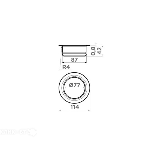 Сменная горловина для измельчителя OMOIKIRI NA-02 LG (4956686)