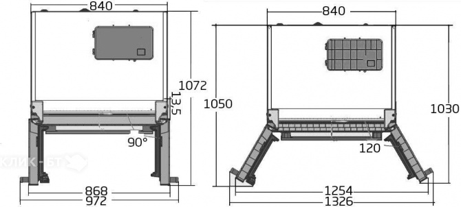 Холодильник Beko GNE 60521 X нержавеющая сталь