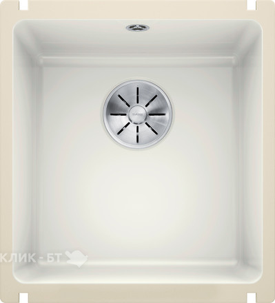 Кухонная мойка BLANCO Subline 375-U Ceramic PuraPlus глянцевый белый (523726)