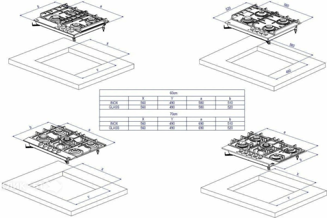 Варочная поверхность DELONGHI GRETA 6GW BB
