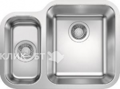 Кухонная мойка Blanco SUPRA 340/180-U клапан-автомат, чаша справа нержавеющая сталь полированная 525