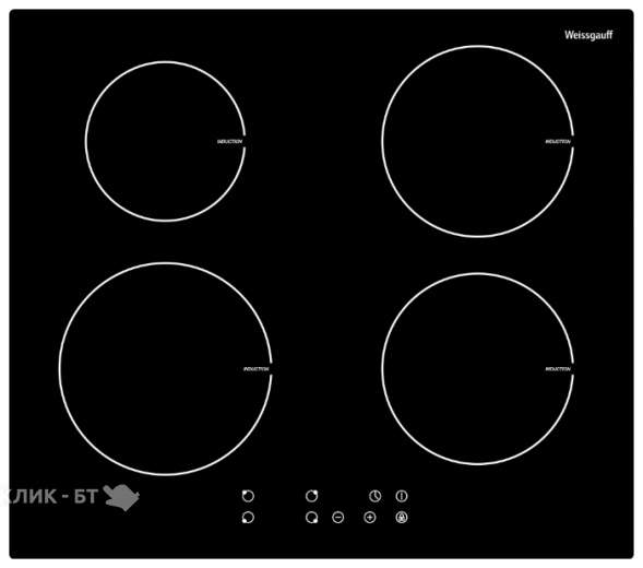 Варочная поверхность WEISSGAUFF HI 6140 B