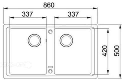 Кухонная мойка FRANKE BFG 620-86 бежевый (114.0276.153)