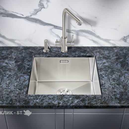 Кухонная мойка MILACIO Denia 48 Steel MC.77440 нержавеющая сталь