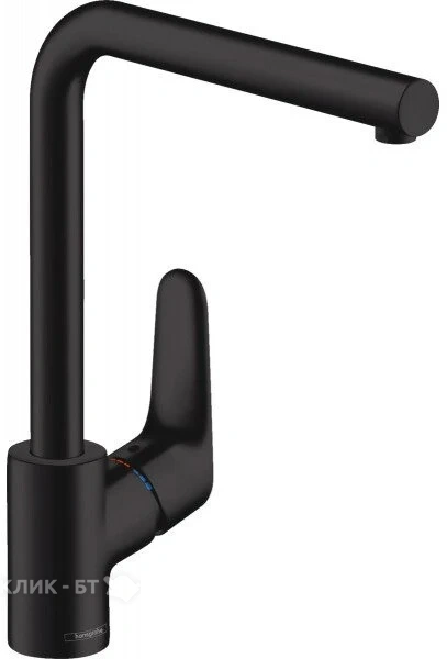 Смеситель HANSGROHE Focus 31817670 матовый черный