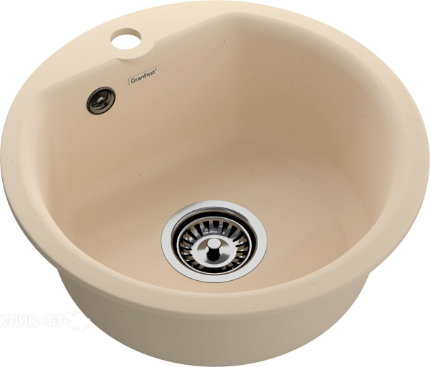 Кухонная мойка GRANFEST SMART GF-SM435 бежевый