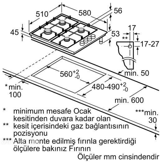 Варочная поверхность BOSCH PBP6C5B82O