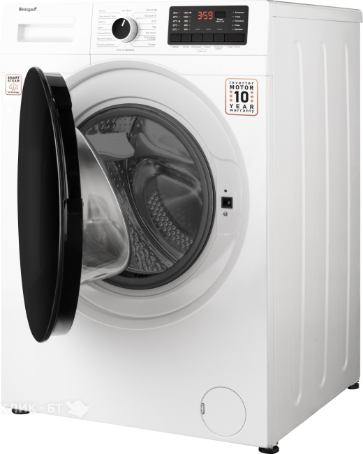 Стиральная машина WEISSGAUFF WM 61210 DC Inverter Steam