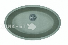 Кухонная мойка FLORENTINA Вега Овал серый шелк 22.430.E0650.307