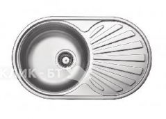 Кухонная мойка ALVEUS CIKLO 20 SAT-90-074X44-SS нержавеющая сталь 1123986