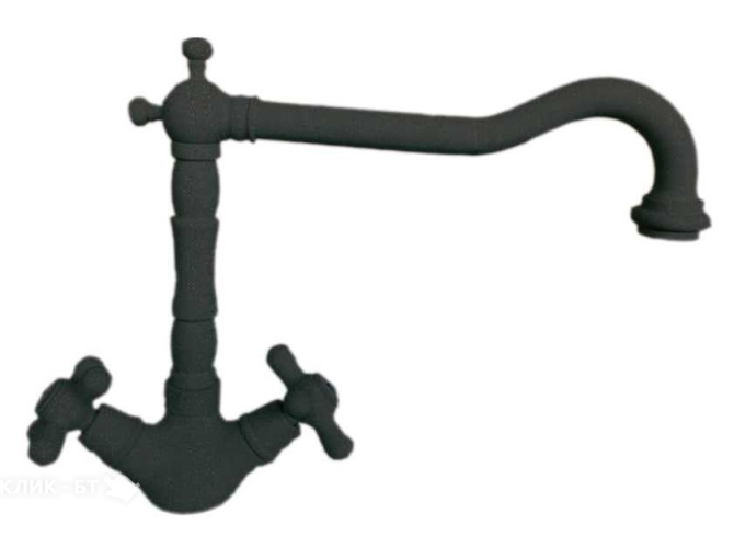 Смеситель ITALMIX NOVECENTO 0910 BLACK METALIC