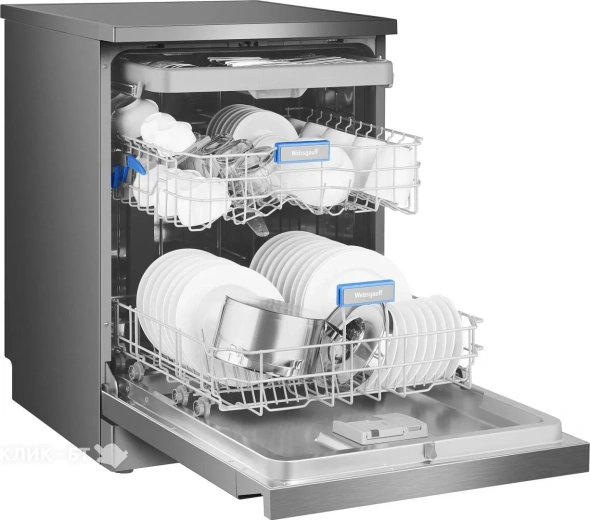 Посудомоечная машина WEISSGAUFF DW 6039 Touch Dual Wash Inox