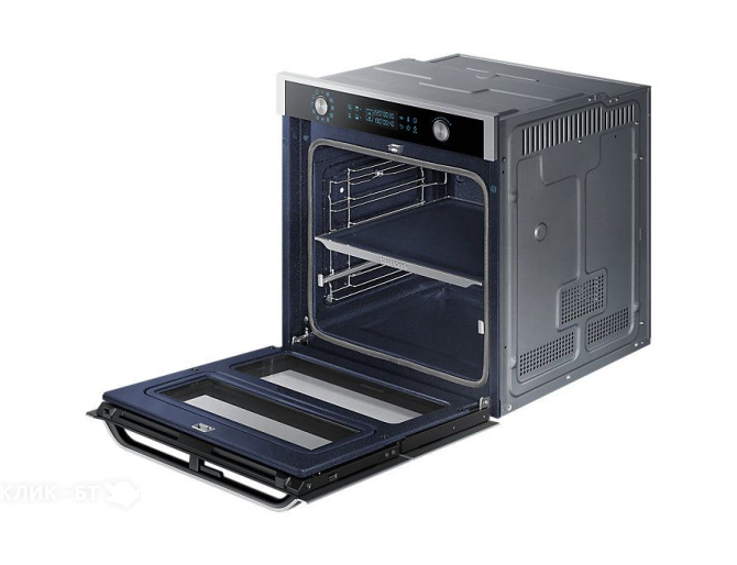 Духовой шкаф Samsung Dual Cook Flex NV75N7677RS нержавеющая сталь