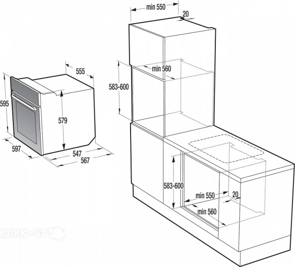 Духовой шкаф GORENJE BOS737E301X