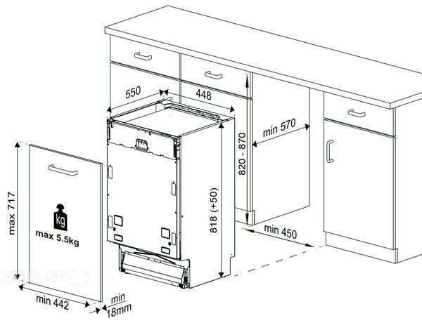 Посудомоечная машина BEKO DIS 26022