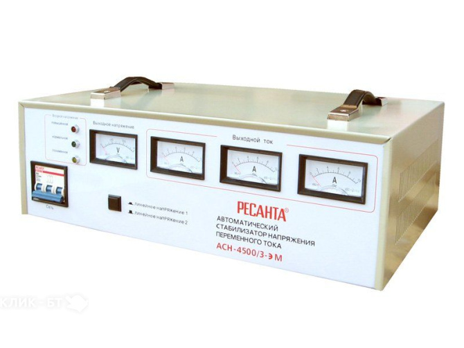 Стабилизатор напряжения РЕСАНТА асн-4500/3-эм