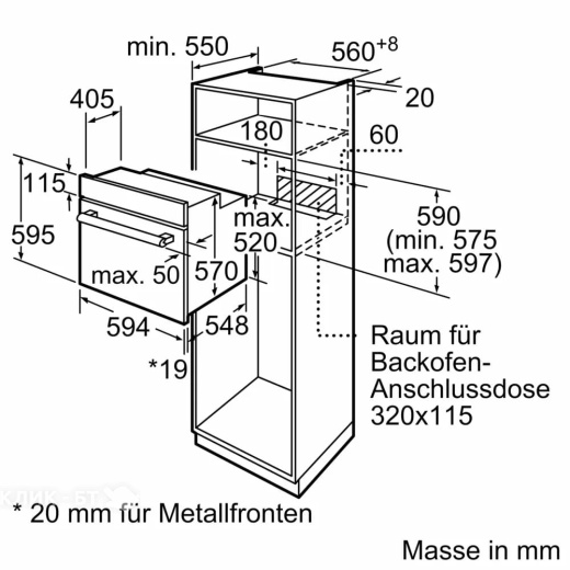 Духовой шкаф BOSCH HBF011BR0T