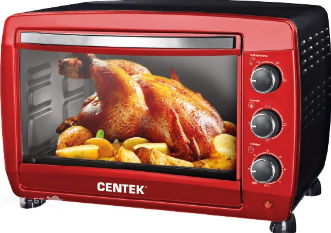 Мини-печь CENTEK CT-1532-46 красный