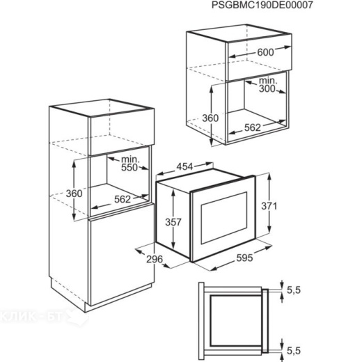 Микроволновая печь ZANUSSI ZMBN2SX черный/нержавеющая сталь